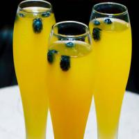 Mango-Blueberry Champagne Cocktail_image