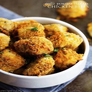 Garlic Parmesan Cheddar Chicken Bites | The Recipe Critic_image