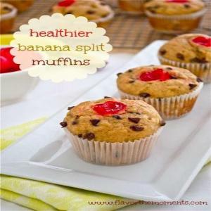 Healthier Banana Split Muffins_image