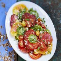 Garden tomato salad image