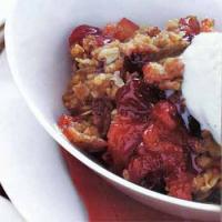 Cranberry-Apple Crisp with Oatmeal Streusel Topping image