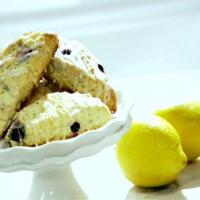 Blueberry Scones with Lemon Glaze image