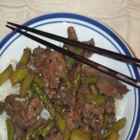 Chinese Beef and Asparagus With Black Bean Sauce image