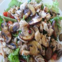 Mushroom and Shredded Chicken Salad image