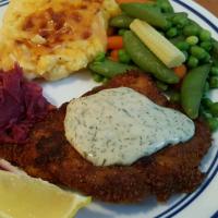Pork Schnitzel with Dipping Sauce_image