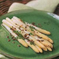White Asparagus with Truffle Vinaigrette image