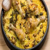 Chicken Wings with Rice and Mushrooms_image