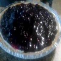 blueberry cream cheese pie_image