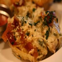 Stuffed Shells With Crispy Pancetta and Spinach image