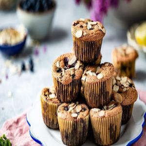 Easy Gluten Free Blueberry Muffins with Almond Flour_image