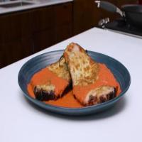 Tandoori Eggplant with Mozzarella and Toasted Breadcrumbs_image