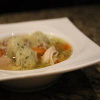 Martha's Chicken Soup With Parsley Dumplings_image