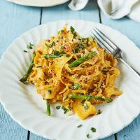 Crab & asparagus pappardelle image