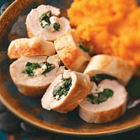 Lemony Spinach-Stuffed Chicken Breasts for Two image