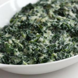 Creamed Spinach - Lightened Up_image