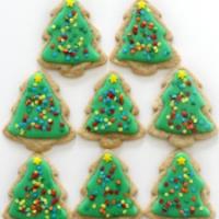 Gluten-Free Christmas Tree Sugar Cookies (Vegan, Allergy-Free)_image