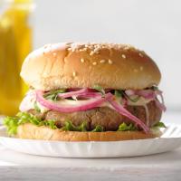 Air-Fryer Chickpea and Red Onion Burgers_image