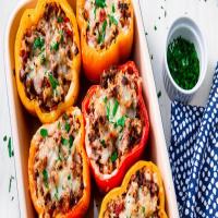 Philly Cheesesteak Stuffed Bell Peppers_image