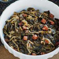 Slow-Cooker Collard Greens And Ham Hocks Recipe by Tasty image