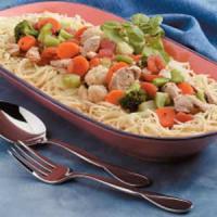 Colorful Chicken Pasta_image