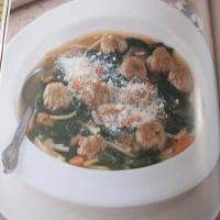 Escarole and Little Meatball Soup image
