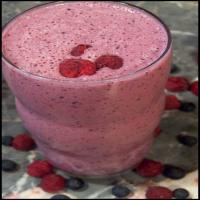 Berry Blast Protein Shake -- Fruit Smoothie image
