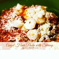 Angel Hair Pasta with Shrimp and Star Olive Oil ~ 30-Minute Meal_image