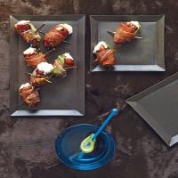 Dates with Goat Cheese Wrapped in Prosciutto image