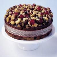 Jewelled fruit, nut & seed cake image