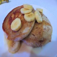 Banana Pecan Buttermilk Pancakes image