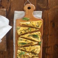 Penne Frittata with Basil and Ricotta image