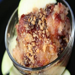 Danish Applesauce Breadcrumb Pudding_image