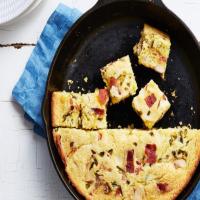 Bacon-Hominy Cornbread with Pickled Jalapenos image