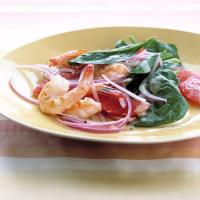 Shrimp and Grapefruit Spinach Salad image
