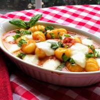 Gnocchi with Tomato Sauce and Mozzarella image
