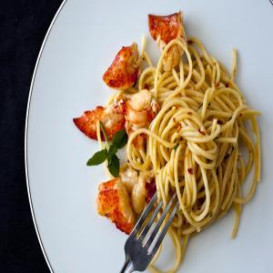 Lobster With Pasta and Mint image