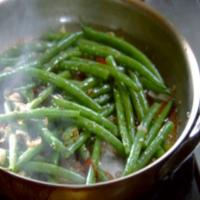 Sauteed Green Beans with Soy, Shallots, Ginger, Garlic and Chile_image