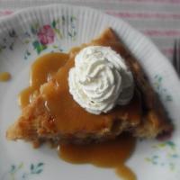 Apple Pie Cake with Butter-Rum Sauce_image