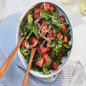 Grilled Watermelon and Pole Bean Salad_image