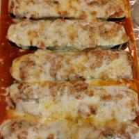Italian Stuffed Zucchini Boats image