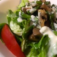 Roasted Asparagus & Mushroom Salad With Creamy Mustard Dress_image