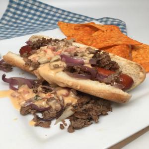 Philly Cheese Steak Dog_image