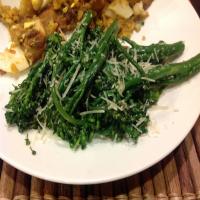 Sauteed Broccoli Rabe With Parmesan & Garlic image