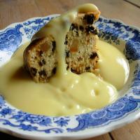 Spotted Dick! Traditional British Steamed Fruit Sponge Pudding image