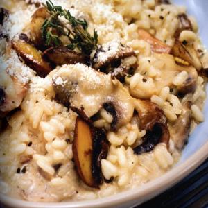 Mushroom Risotto with Parmesan & Herbs Recipe - (4.3/5)_image