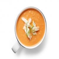 Tomato-Fennel Soup with Crab image