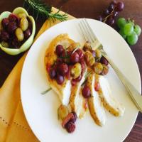 Sauteed Chicken Breast with Roasted Grapes and Onions image