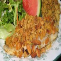 Crunchy Baked Catfish With Cornbread Stuffing image