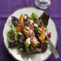 Pumpkin Salad with Beet and Feta Cheese_image