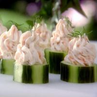 Lox and Cream Cheese Stuffed Cucumbers image